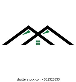 roof logo vector