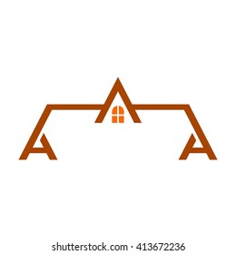 roof logo vector. template icon.
