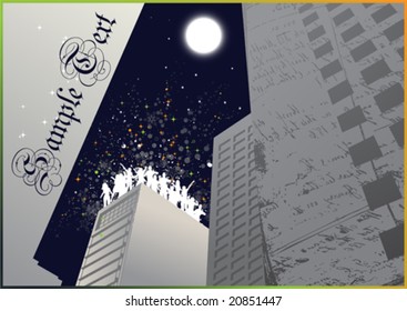 roof party vector
