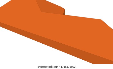 
visualización 3d en perspectiva, forma arquitectónica