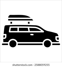 Roof Rack Icon Element For Design