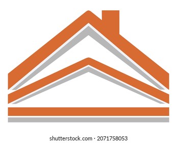 Roof Renovation Vector On White Background Stock Vector (Royalty Free ...