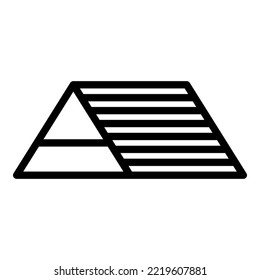 Roof Repair Icon Outline Vector. Home Construction. Work Tool