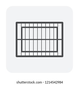 Roof structure or roof frame icon. That consist of truss, beam, rafter, purlin etc. That for house or property building used for support roofing materials. Vector illustration design icon.