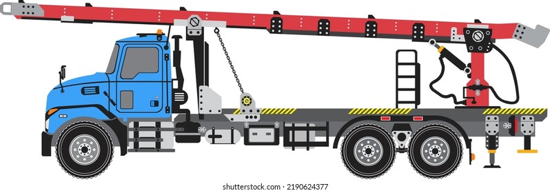 Roof Supply Conveyor Belt Truck used for residential and commercial roofing