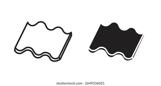 Ícone de telha do telhado Ilustrações de design. ícones da Web editáveis