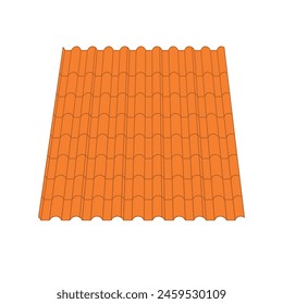 roof tile icon illustration templet design