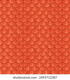 Roof tile seamless pattern background