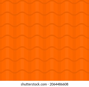 Roof tiles background. Seamless pattern vector illustration