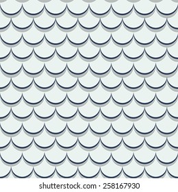 Roof tiles seamless pattern design