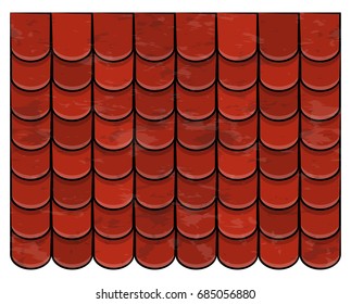 roof tiles texture beautiful banner wallpaper design illustration 
