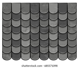 roof tiles texture beautiful banner wallpaper design illustration 
