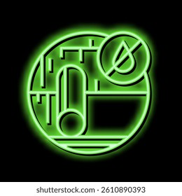 roof underlayment neon light sign vector. roof underlayment illustration