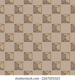 Roof vector concept colored seamless pattern or background