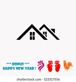 Roof vector icon