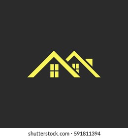 Roof vector  icon.
