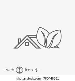 roof vector icon