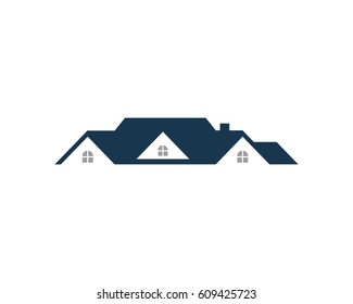 Roof vector logo