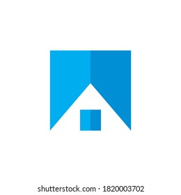 Vector de techo , logotipo inmobiliario