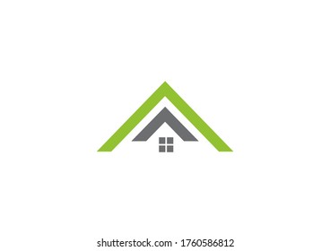 roof vector symbol logo for home building logo