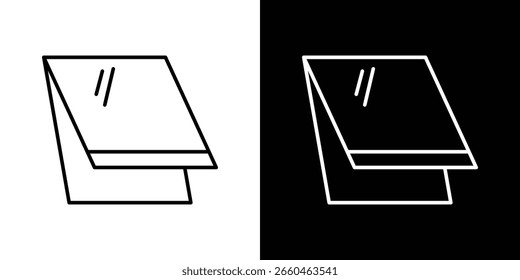 Dachfenstersymbol für Konzept und Grafikdesign. Sammlung von hochwertigen schwarzen Stil Vektorsymbole