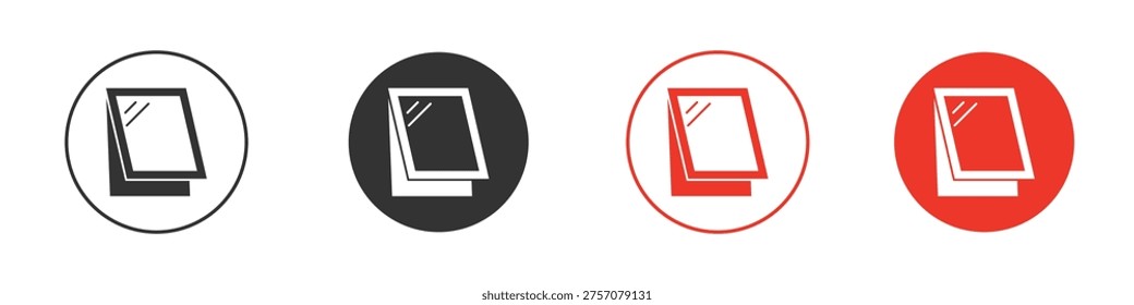 Roof window icon or logo. Collection of high quality black style vector icons.