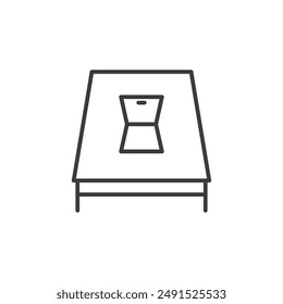 Roof window icon symbol design collection