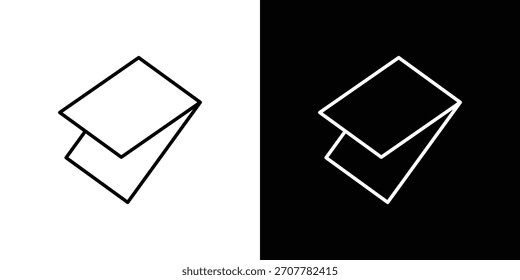 Dachfenstersymbol. dünne Linie für Web und Mobile, moderner minimalistischer Stil