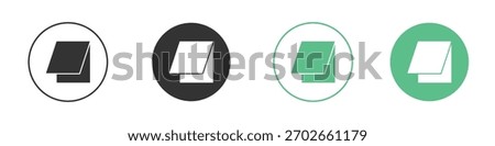 Roof window icon vector, filled flat sign, solid pictogram