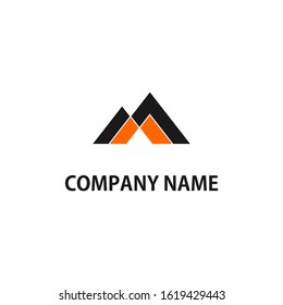 roofing or building construction logo vector