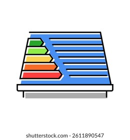 roofing energy efficient color icon vector. roofing energy efficient sign. isolated symbol illustration