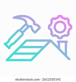 Roofing Icon Element For Design