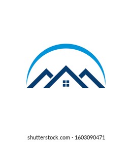 Roofing Logo can be used for company, icon, sign, and others.