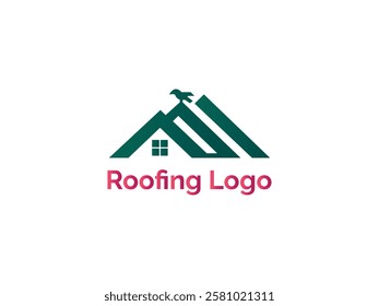 Roofing logo collection design vector,