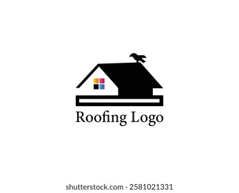 Roofing logo collection design vector,