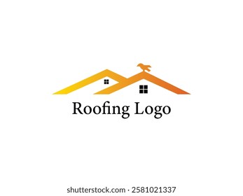 Roofing logo collection design vector,