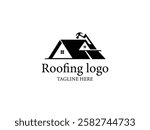 Roofing logo collection vector design.