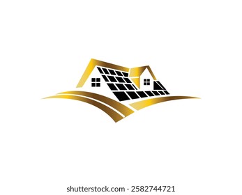 Roofing logo collection vector design.