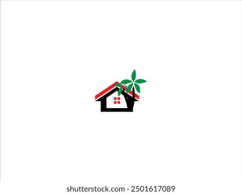 Roofing logo design vector and illustration