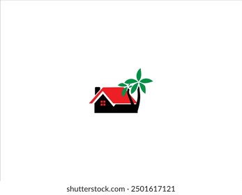 Roofing logo design vector and illustration