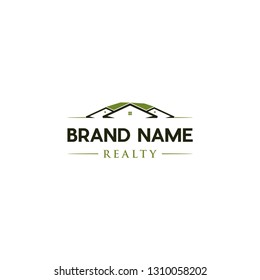 Roofing Property Abstract Realty Creative Business Logo