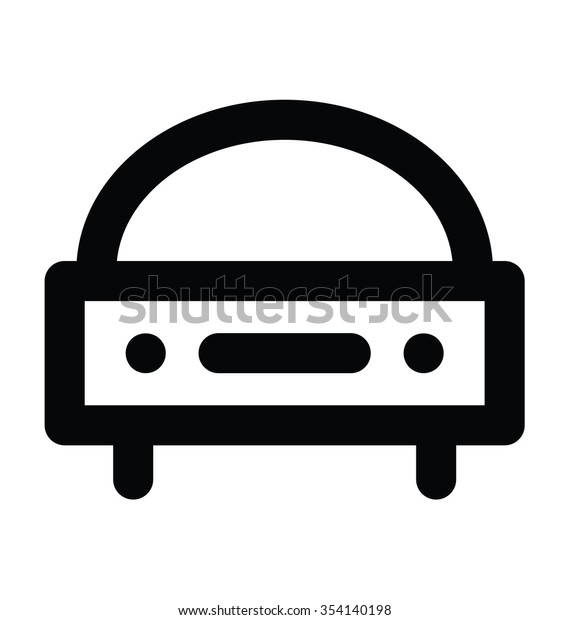 Roofless Car Bold Line Vector\
Icon 