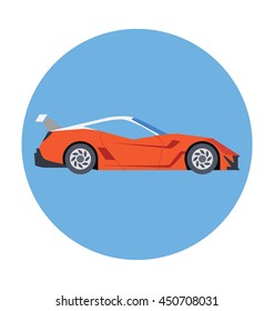 Roofless Car Vector Icon