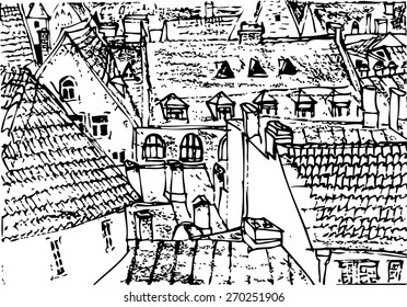 roofs of the old town