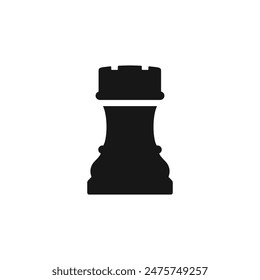 Rook chess icon vector. EPS 10 editable vector