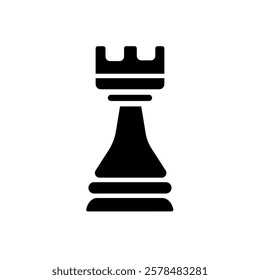 Rook chess - vector icon