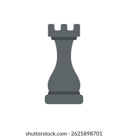 Rook chest icon vector illustration. Game, strategy, success, and business equipment vector design illustration. 