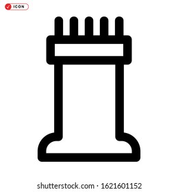 rook icon isolated sign symbol vector illustration - high quality black style vector icons
