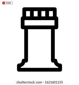 rook icon isolated sign symbol vector illustration - high quality black style vector icons
