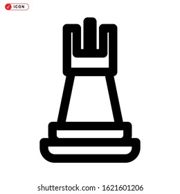 rook icon isolated sign symbol vector illustration - high quality black style vector icons
